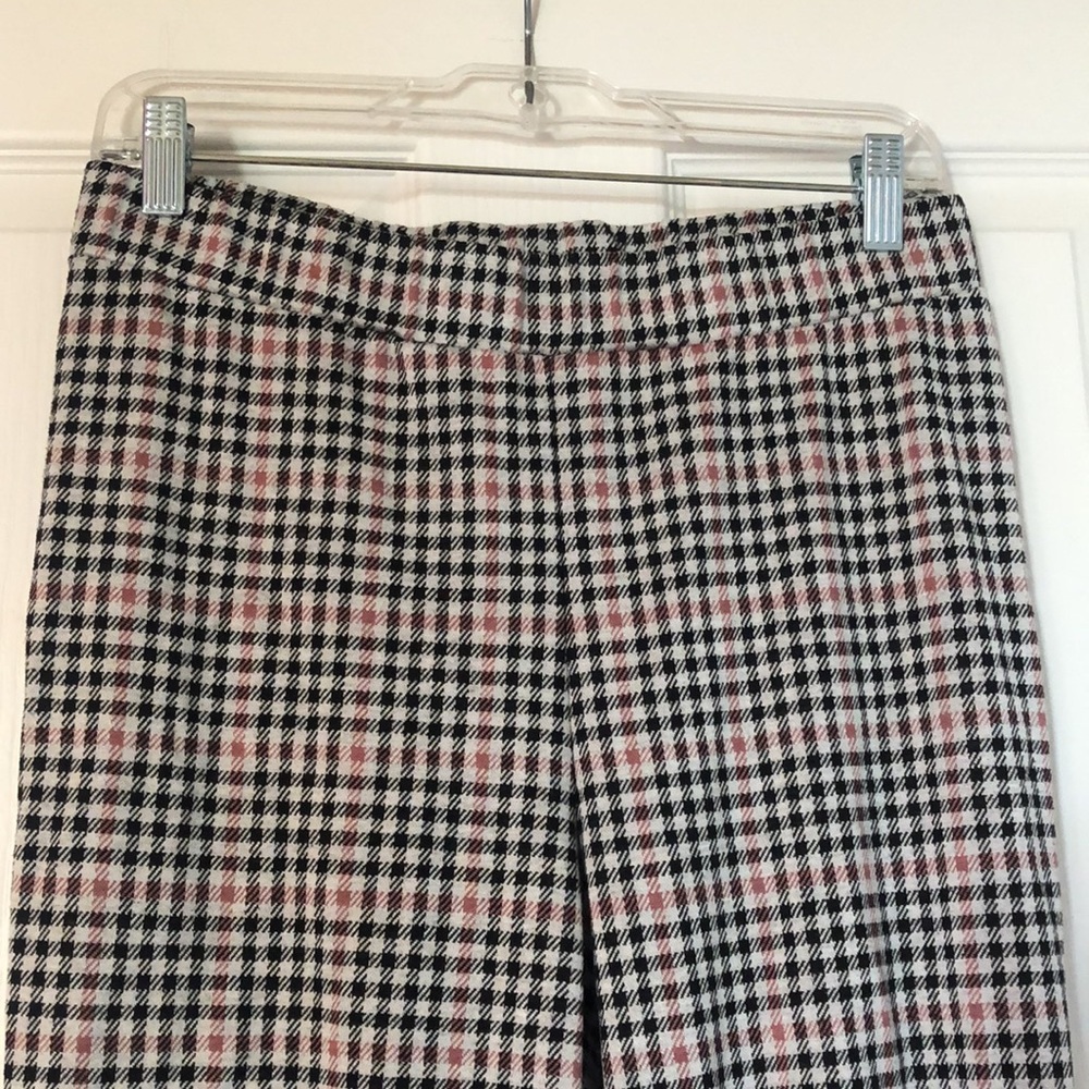 Flare Leg Checkered Pants - Picture 2 of 3